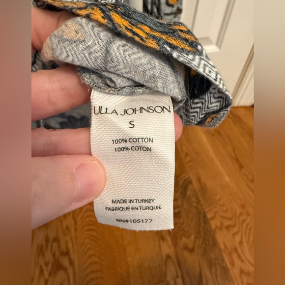 Ulla Johnson Eve Portofino Long Sleeve Top Floral size Small - Picture 4 of 9